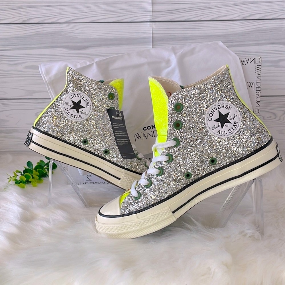 Converse‎ X JW Anderson Chuck 70 High 'Glitter Pack - Gold Silver'